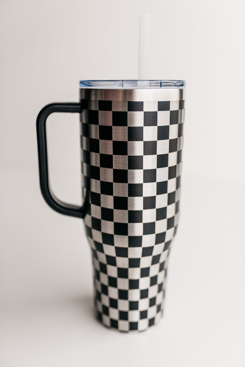 Obsessed 😍 #simplemodern #simplemoderncup #stanleydupe #checkered #am