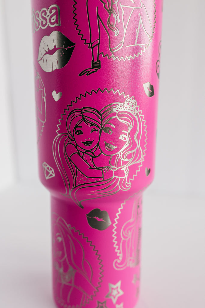 Simple Modern 40oz  Barbie Personalized Tumbler – Freckled