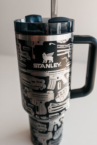 Stanley 40oz tumbler  Custom Engraved with Auto Enthusiast - Car Part –  Freckled & Framed Sign Co.