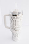Ship me your Stanley!! | Have YOUR  personal stanley Engraved with the MAMA Peonies Floral Design