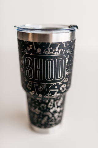Personalized 30oz Vacuum Insulated Stainless Steel Tumbler - Black