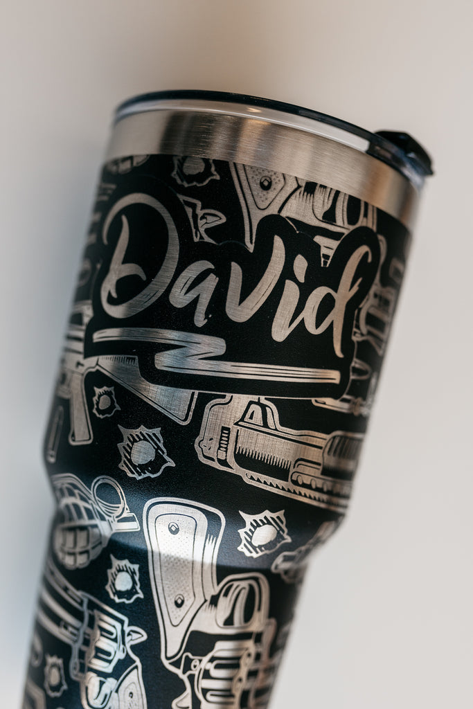 Custom Engraved Tumbler with Personalized Design – Personal Touch