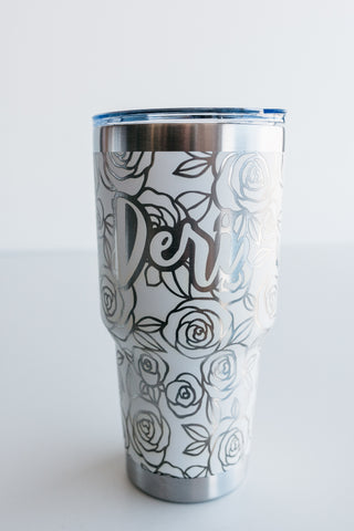 Car Enthusiast personalized Tumbler  30oz black/stainless engraved tu –  Freckled & Framed Sign Co.