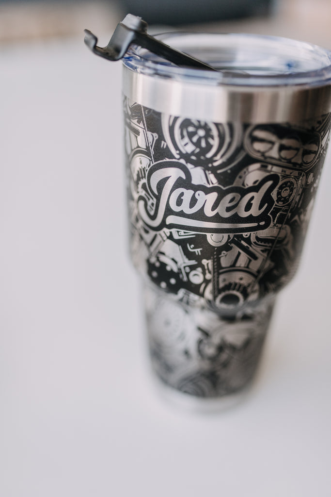 Car Enthusiast personalized Tumbler